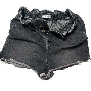 Zara Black Jean Shorts